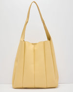 Butter % Savangie Pleated Leather Tote Bag-3