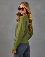Sunday Social Ribbed Knit Sweater