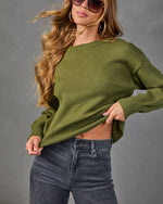 Sunday Social Ribbed Knit Sweater