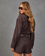 Effortless Form
 Belted Utility Romper