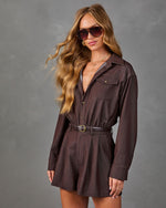 Effortless Form
 Belted Utility Romper