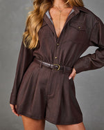 Effortless Form
 Belted Utility Romper
