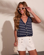 Seaside Liberty Striped Vest Top