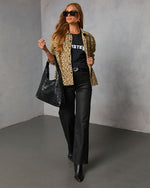 Soft Claw Printed Shirt Jacket