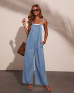 Isidore Relaxed Denim Overalls