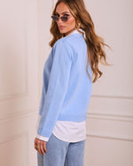 Islah Knit Twofer Sweater