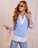 Islah Knit Twofer Sweater