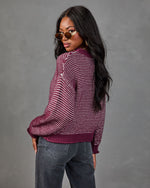 Before Dark Striped Knit Sweater