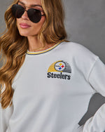 Pittsburgh Steelers Embroidered Fleece Graphic Sweatshirt