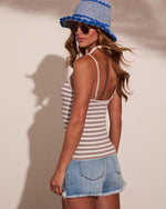 Coast Bound Striped Cami