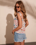 Darling Garden Floral Print Tank Top