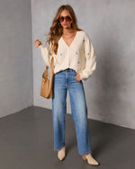 Garden Joy Knit Embroidered Sweater