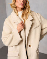 Beige % Isabelle Pocketed Coat-2