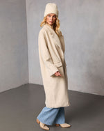 Beige % Isabelle Pocketed Coat-3