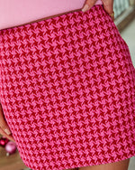 Red/Pink % Imara Plaid Mini Skirt-6