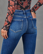 Perry Super Stretch High Rise Slim Leg Jeans