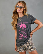 Cherry Bomb Cotton Graphic Short Sleeve Tee