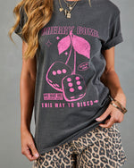 Cherry Bomb Cotton Graphic Short Sleeve Tee