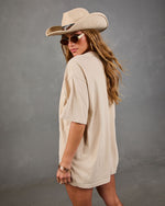 Country Roads Music Cotton Graphic Short Sleeve Tee
