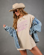 Country Roads Music Cotton Graphic Short Sleeve Tee