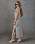 Everyday Darling Knit Turtleneck Maxi Dress