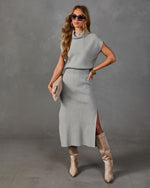 Everyday Darling Knit Turtleneck Maxi Dress
