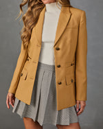 Autumn Crest Double Breasted Blazer