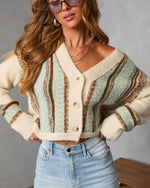 Emberglow Colorblock Cardigan