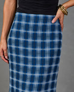Eugina Plaid Maxi Skirt