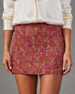 Rhegen Tweed Mini Skirt