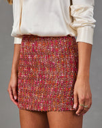 Rhegen Tweed Mini Skirt