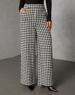Seeley Houndstooth Straight Leg Pant