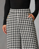 Seeley Houndstooth Straight Leg Pant