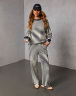 Snowtale Relaxed Striped Pants
