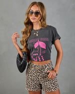 Resort Fever High Rise Animal Print Shorts