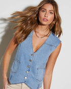 Emerson Button Down Denim Vest