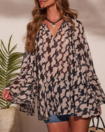 Smooth Sailing Abstract Print Cover Up Kimono
