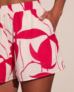 Summer Radiance Tropical Print Shorts