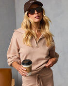 Elie Quarter Zip Sweater