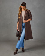 Breezy City Fall Pocketed Coat