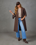 Breezy City Fall Pocketed Coat