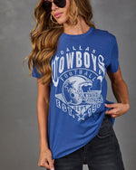 Dallas Cowboys Cotton Distressed Short Sleeve Graphic Tee