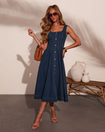 Sunday Romance Denim Maxi Dress