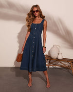 Sunday Romance Denim Maxi Dress
