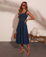 Sunday Romance Denim Maxi Dress