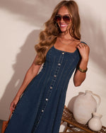Sunday Romance Denim Maxi Dress