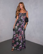 Willow Hour Printed A Line Maxi Dress