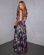 Willow Hour Printed A Line Maxi Dress