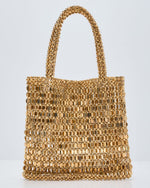 Mistle Toast Beaded Embellished Tote
