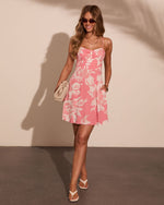 Sunlit Devotion Floral Mini Dress